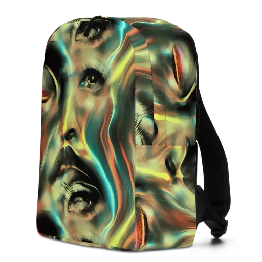 Newtonian Visage on a Minimalist Backpack