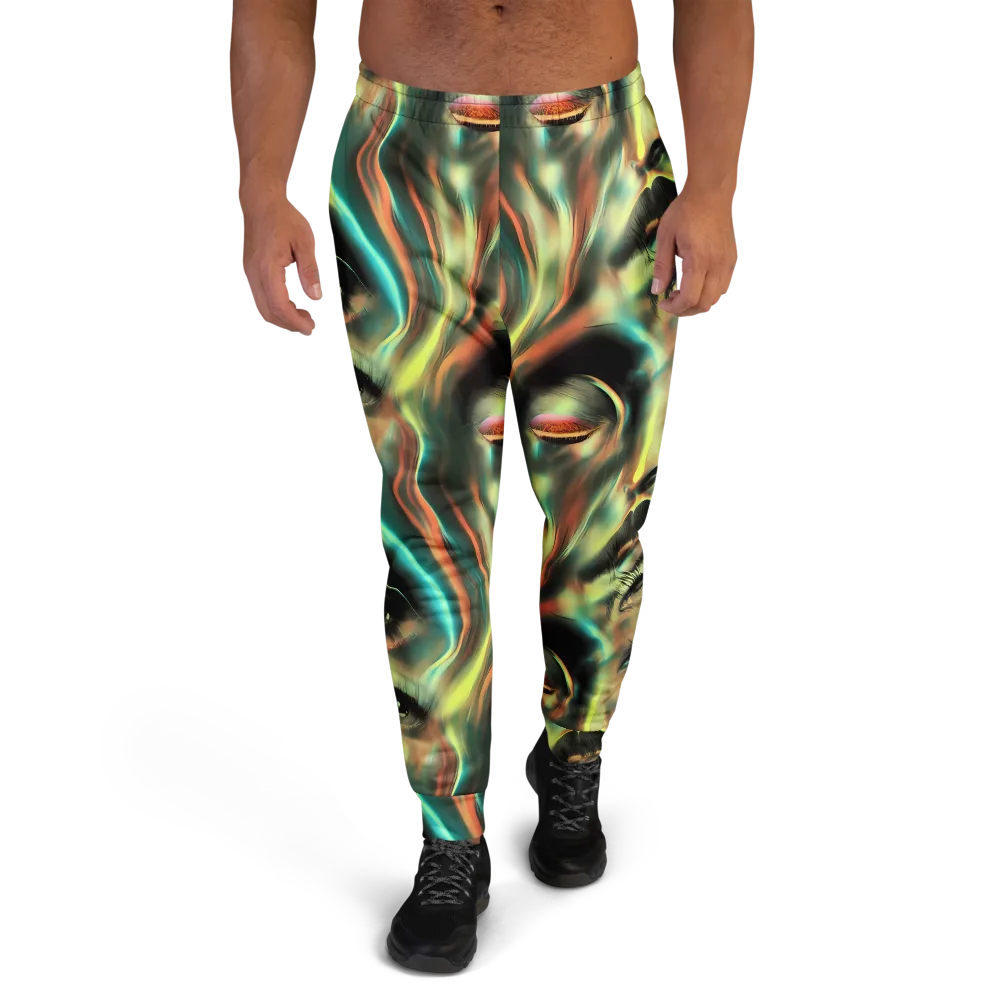 Newtonian Visage on Men's Joggers — Front
