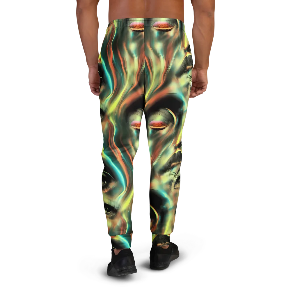 Newtonian Visage on Men's Joggers — Back
