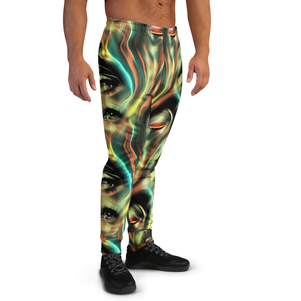 Newtonian Visage on Men's Joggers — Right