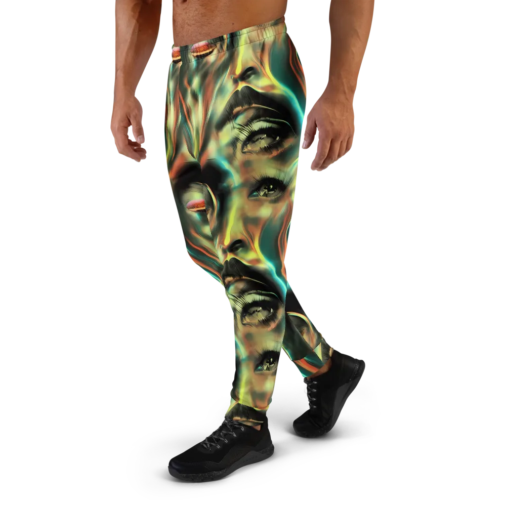 Newtonian Visage on Men's Joggers — Left