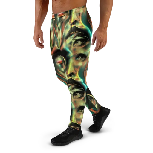 Newtonian Visage on a Men's Joggers