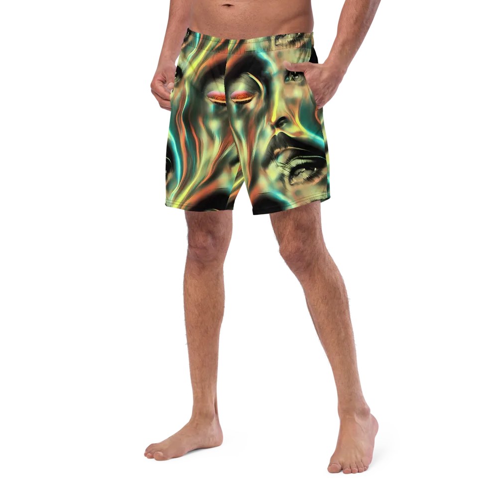 Newtonian Visage on Swim Trunks — Left Front