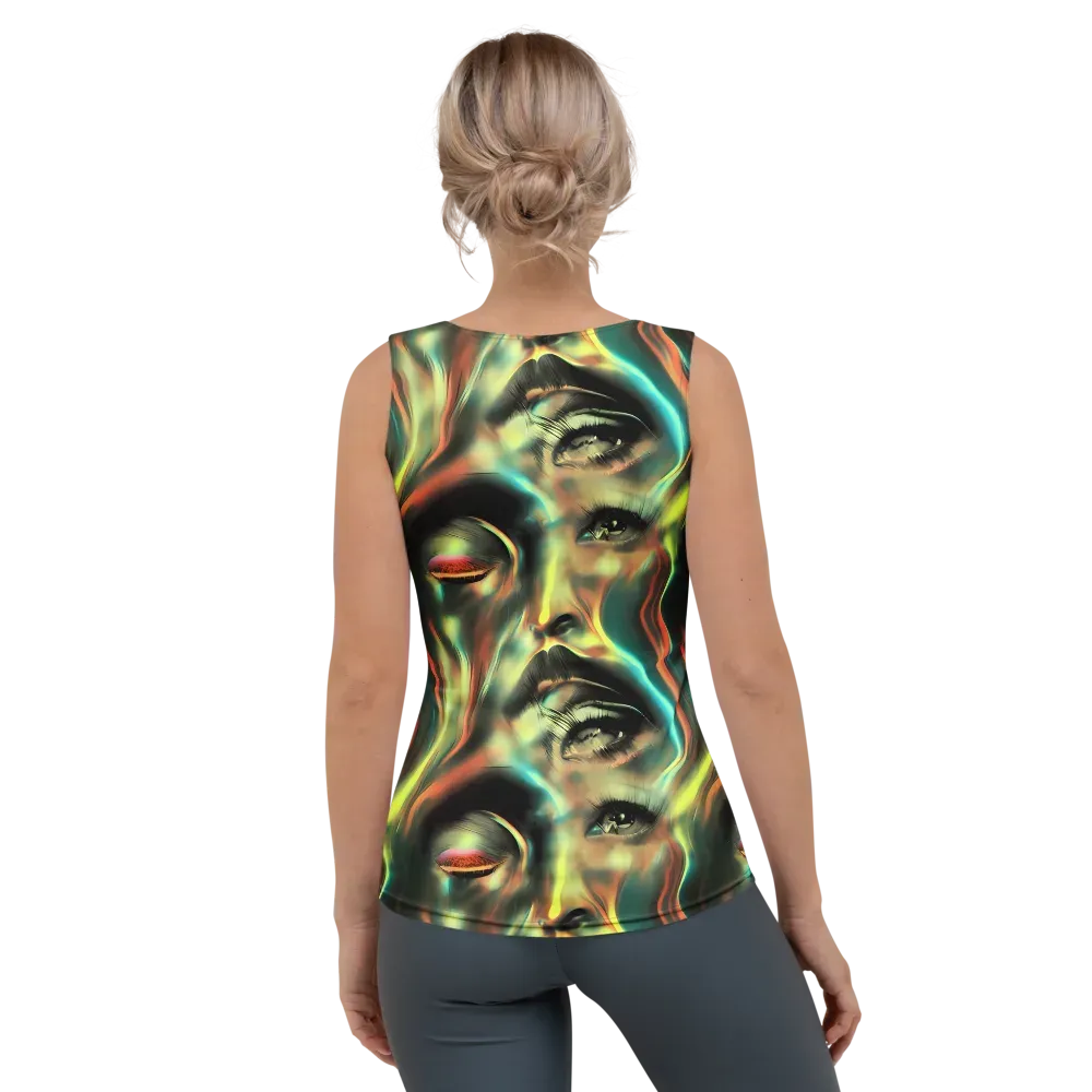 Newtonian Visage on Women's Tank Top — Back