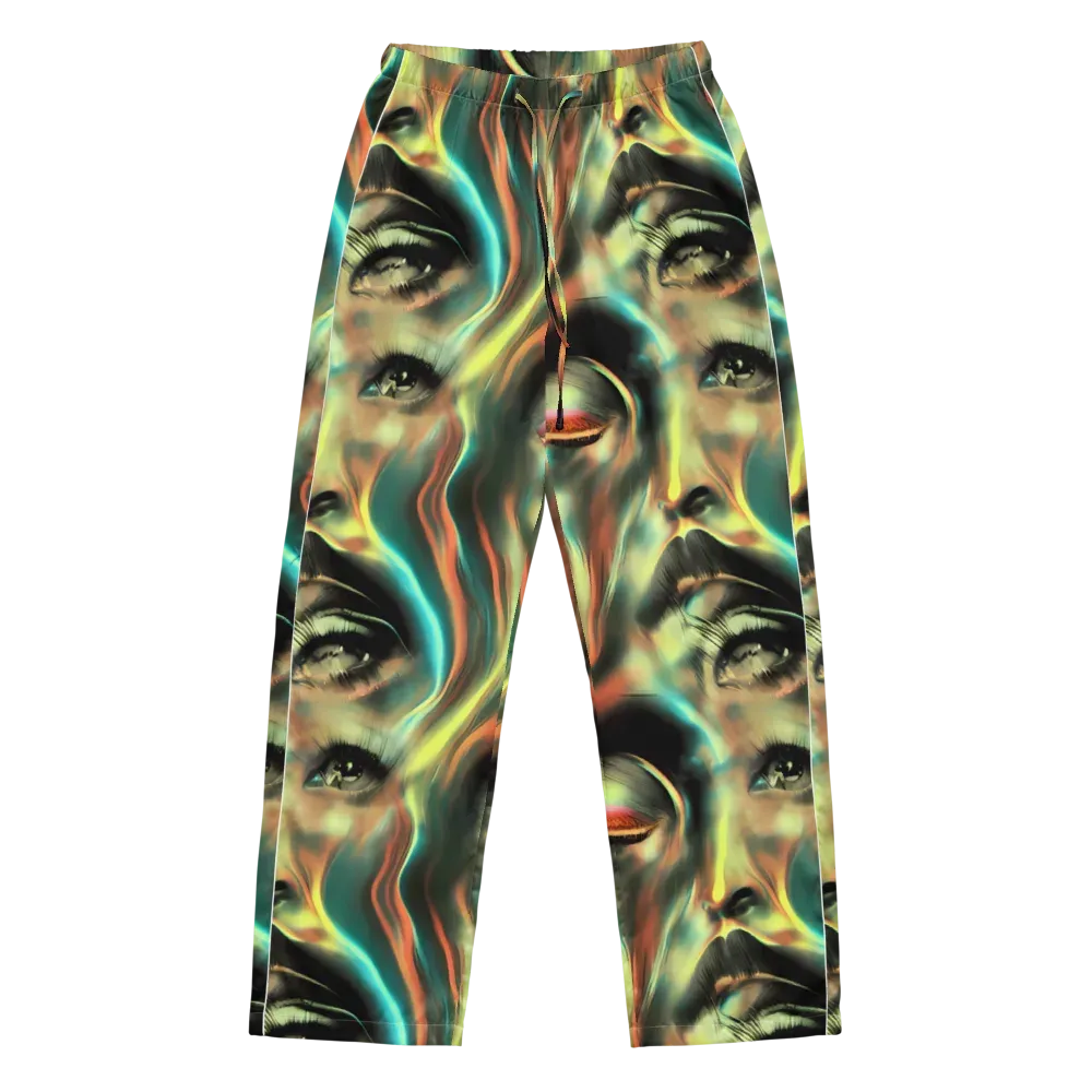 Newtonian Visage on Women's Pajama Pants — Front