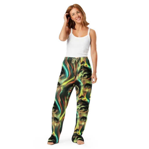Newtonian Visage on a Women's Pajama Pants
