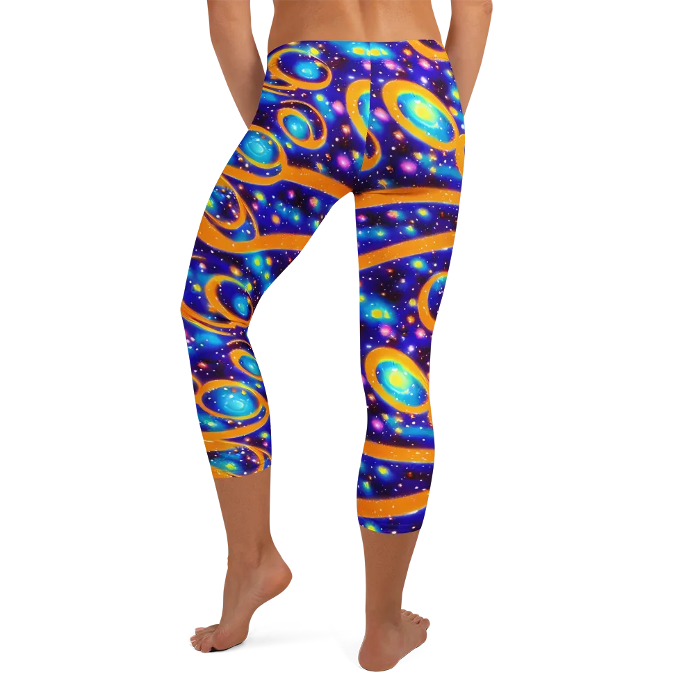 Epic Orbit on Capri Leggings — Back