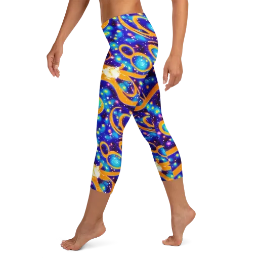 Epic Orbit on a Capri Leggings