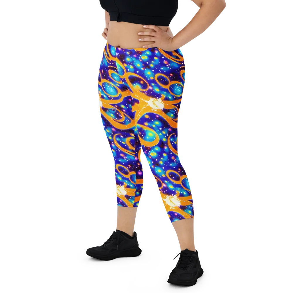 Epic Orbit on Capri Leggings — Front