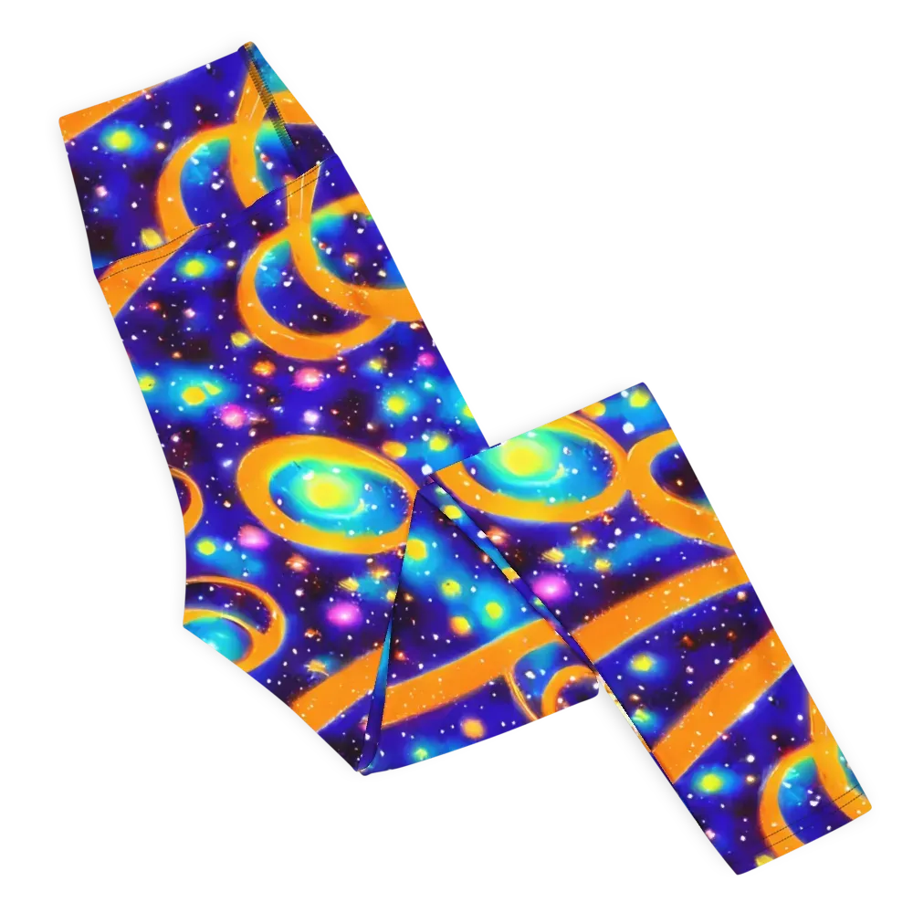 Epic Orbit on Yoga Leggings — Right