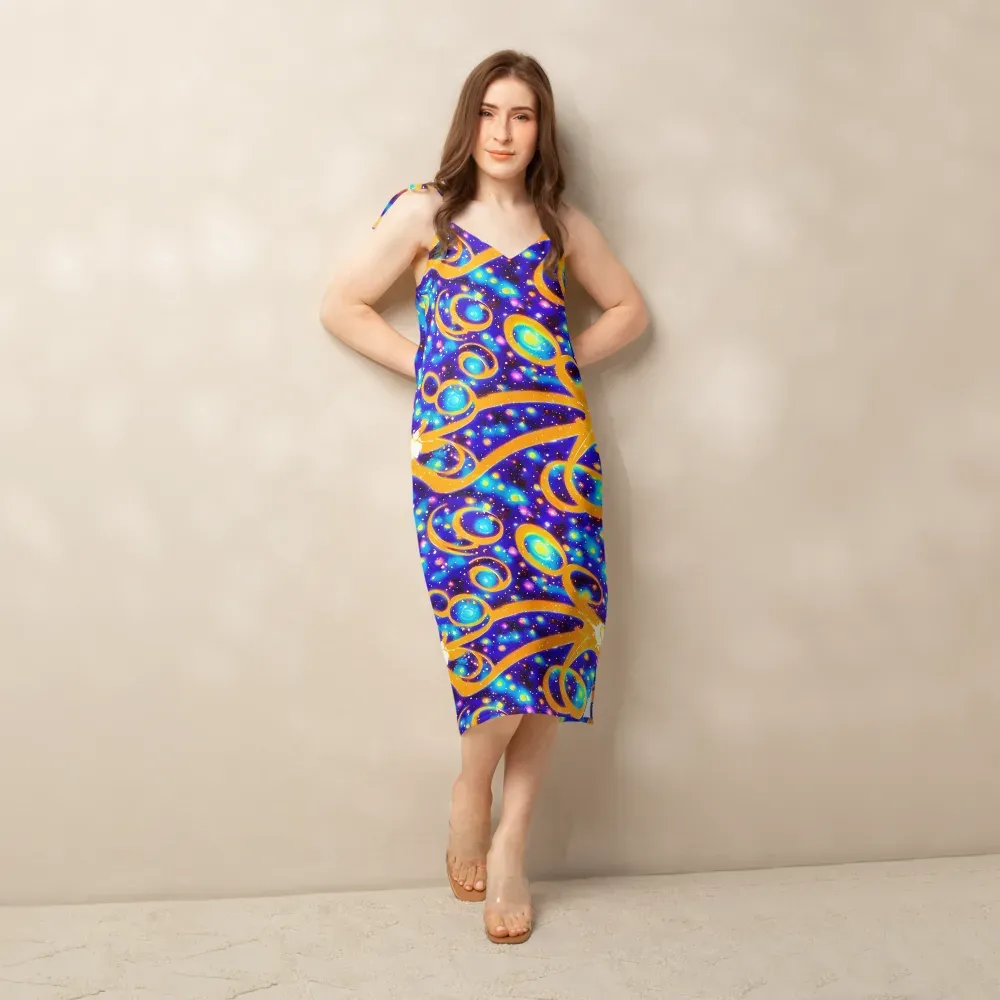 Epic Orbit on Slip Dress — Front