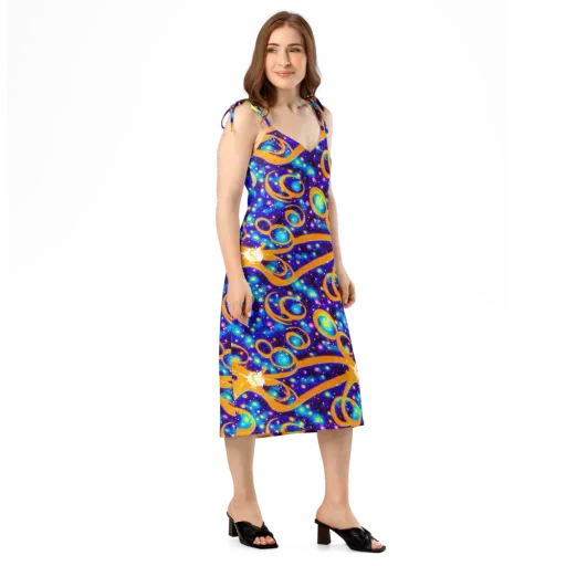 Epic Orbit on a Slip Dress