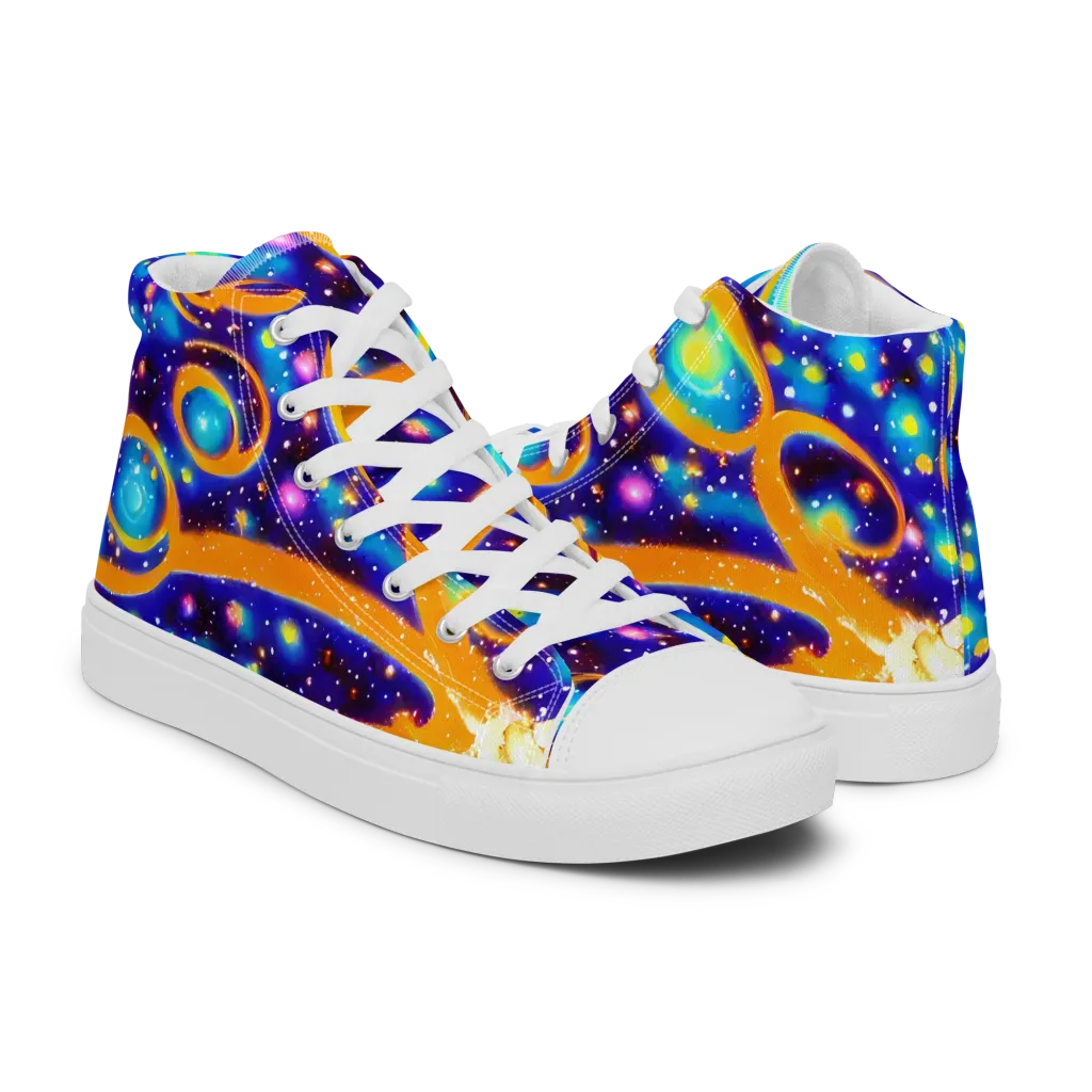 Epic Orbit on Men's High Top Canvas Shoes — Right
