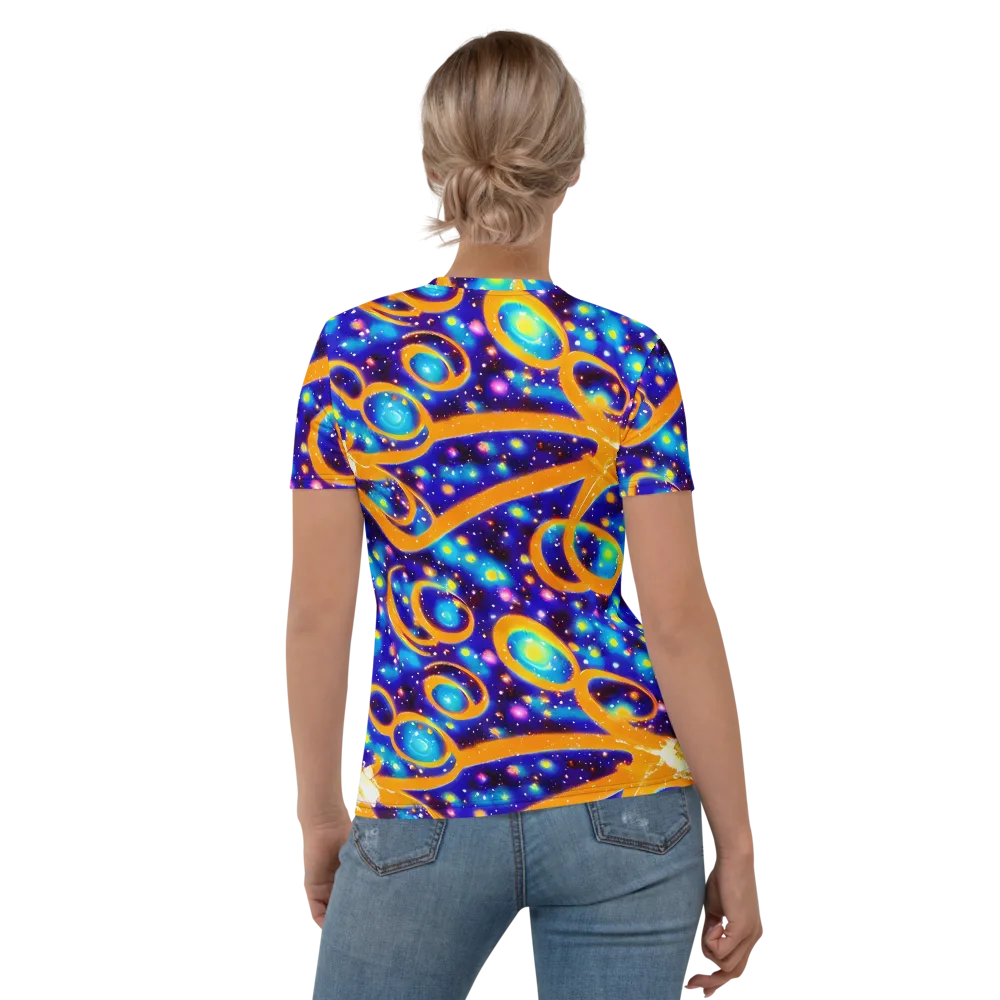 Epic Orbit on Women's Crew Neck T-Shirt — Back