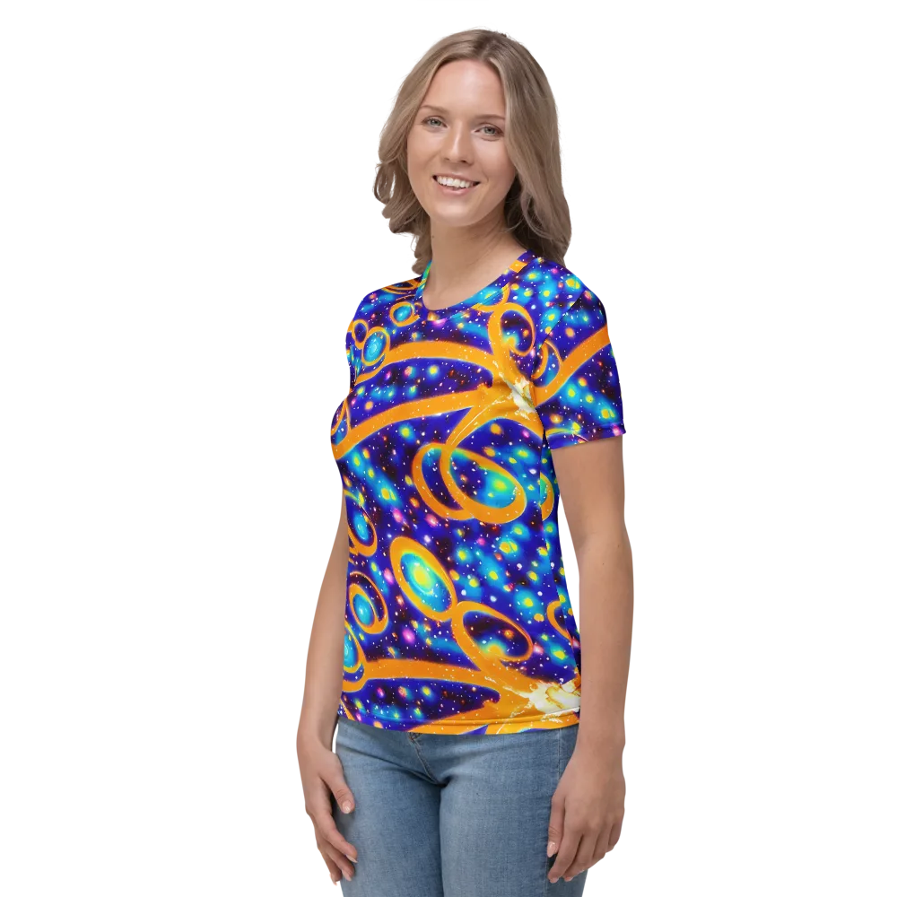Epic Orbit on Women's Crew Neck T-Shirt — Left