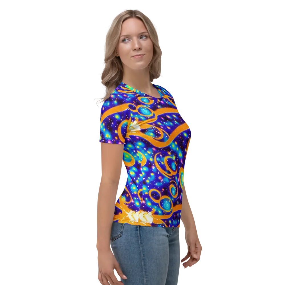 Epic Orbit on Women's Crew Neck T-Shirt — Right