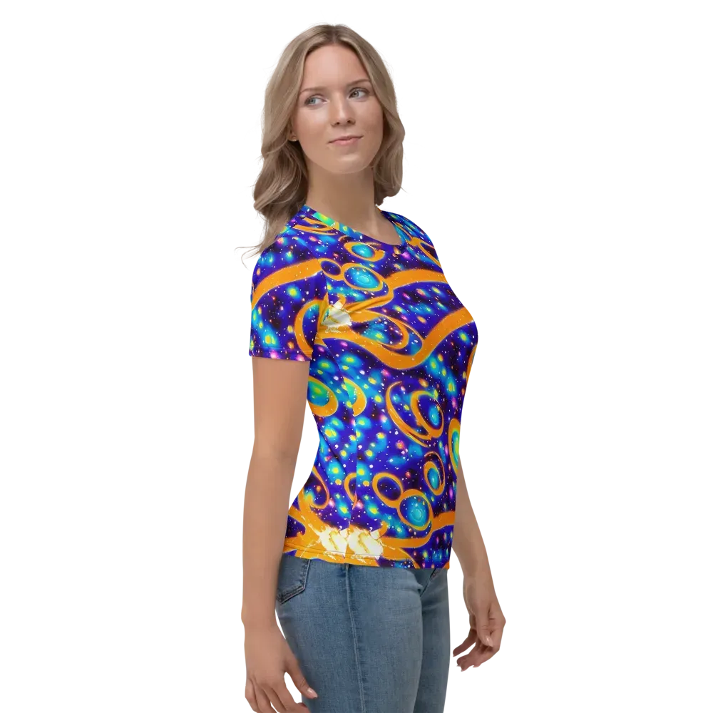 Epic Orbit on Women's Crew Neck T-Shirt — Right