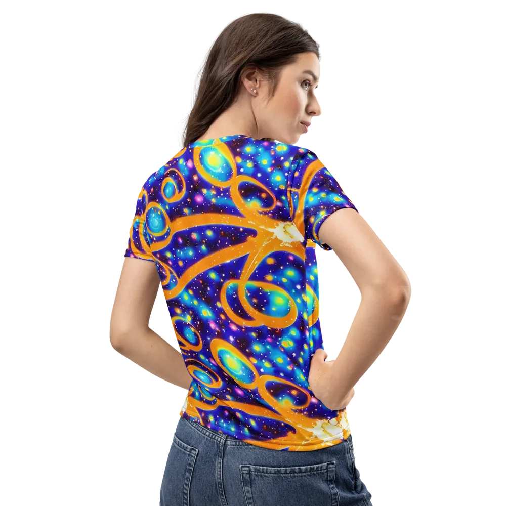 Epic Orbit on Women's Crew Neck T-Shirt — Back