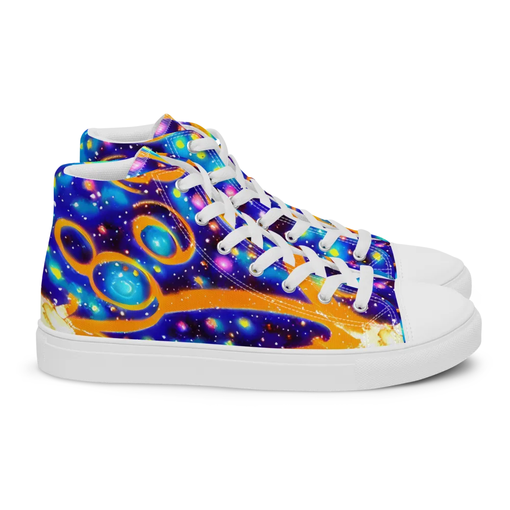 Epic Orbit on Women's High Top Canvas Shoes — Right