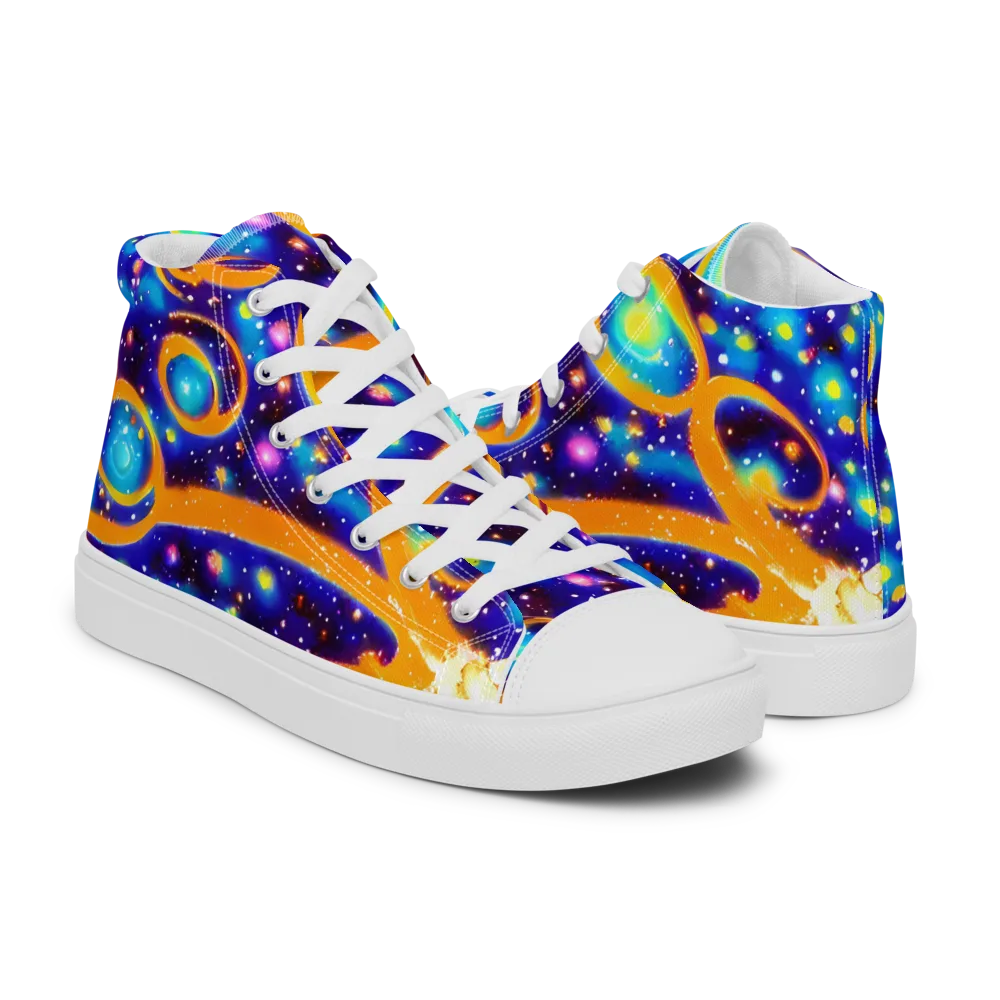 Epic Orbit on Women's High Top Canvas Shoes — Right