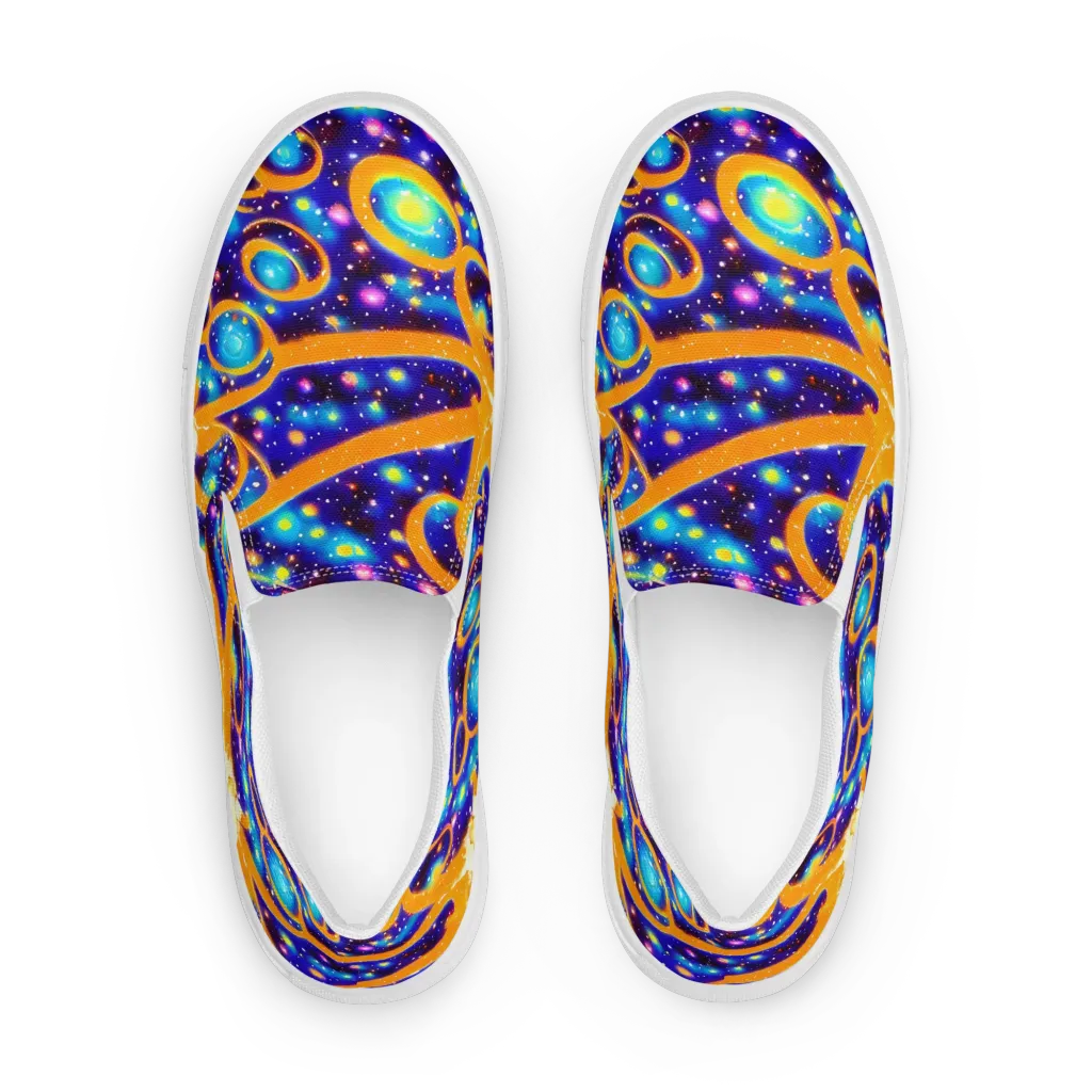 Epic Orbit on Men's Slip-On Canvas Shoes — Front