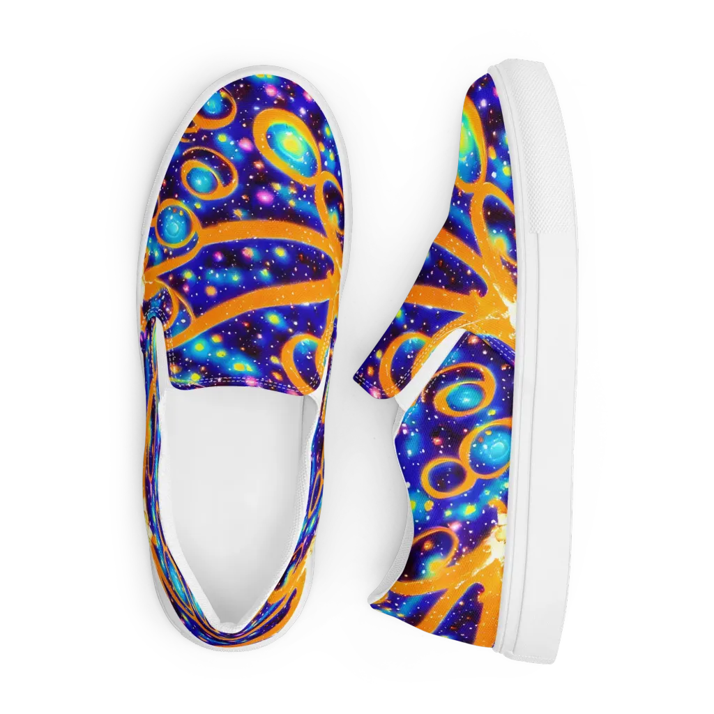 Epic Orbit on Men's Slip-On Canvas Shoes — Front