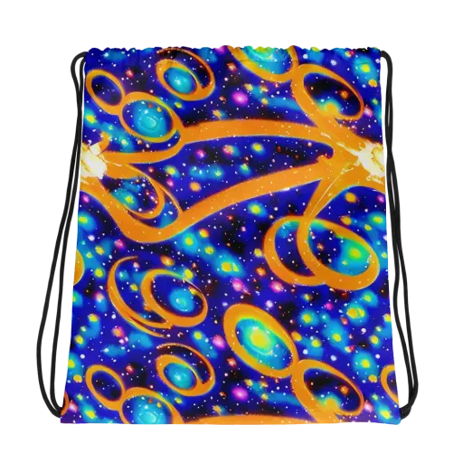 Epic Orbit on a Drawstring Bag