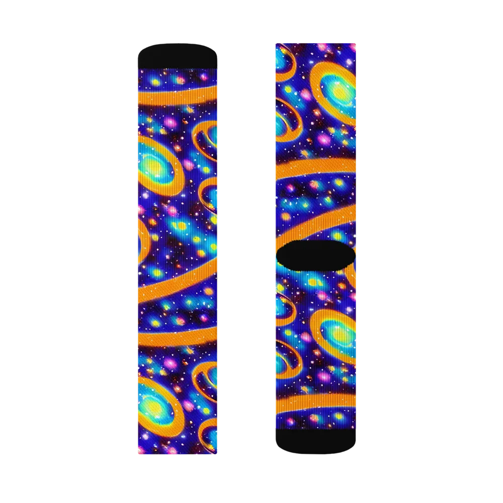 Epic Orbit on Socks — Right Sock