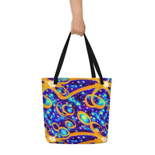 Epic Orbit on a Large Tote Bag W/ Pocket