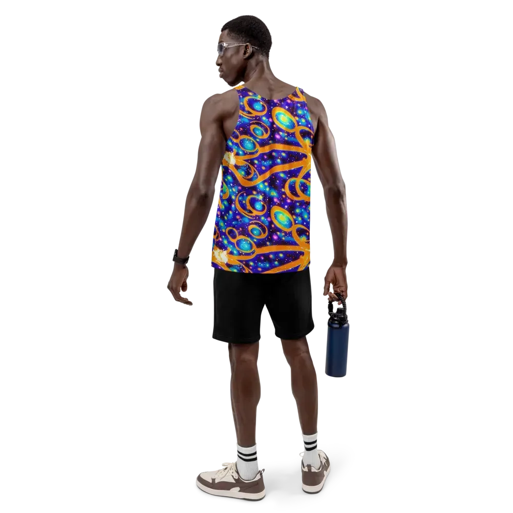 Epic Orbit on Men's Tank Top — Back