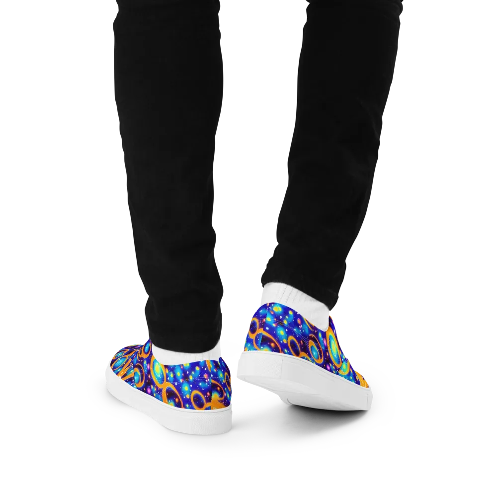Epic Orbit on Men's Lace-Up Canvas Shoes — Back