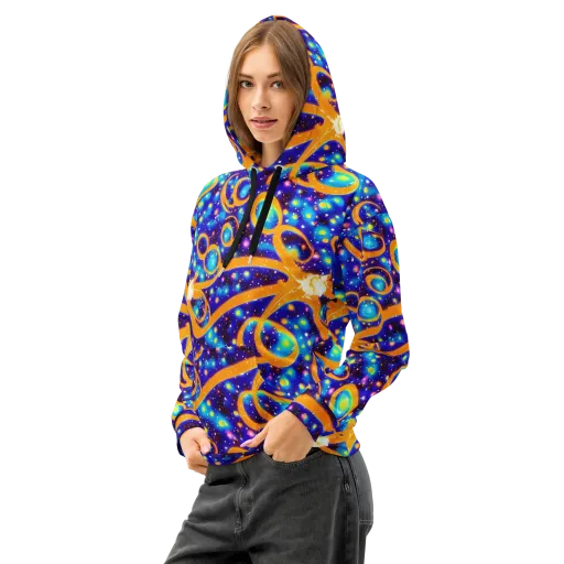 Epic Orbit on a Cotton Hoodie