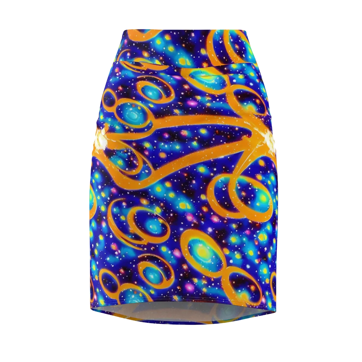 Epic Orbit on Pencil Skirt — Front