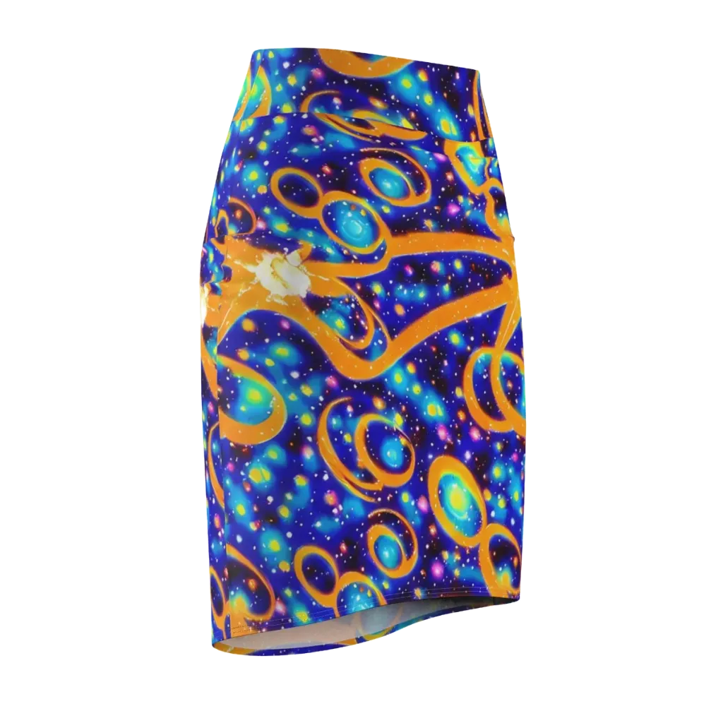 Epic Orbit on Pencil Skirt — Front Side
