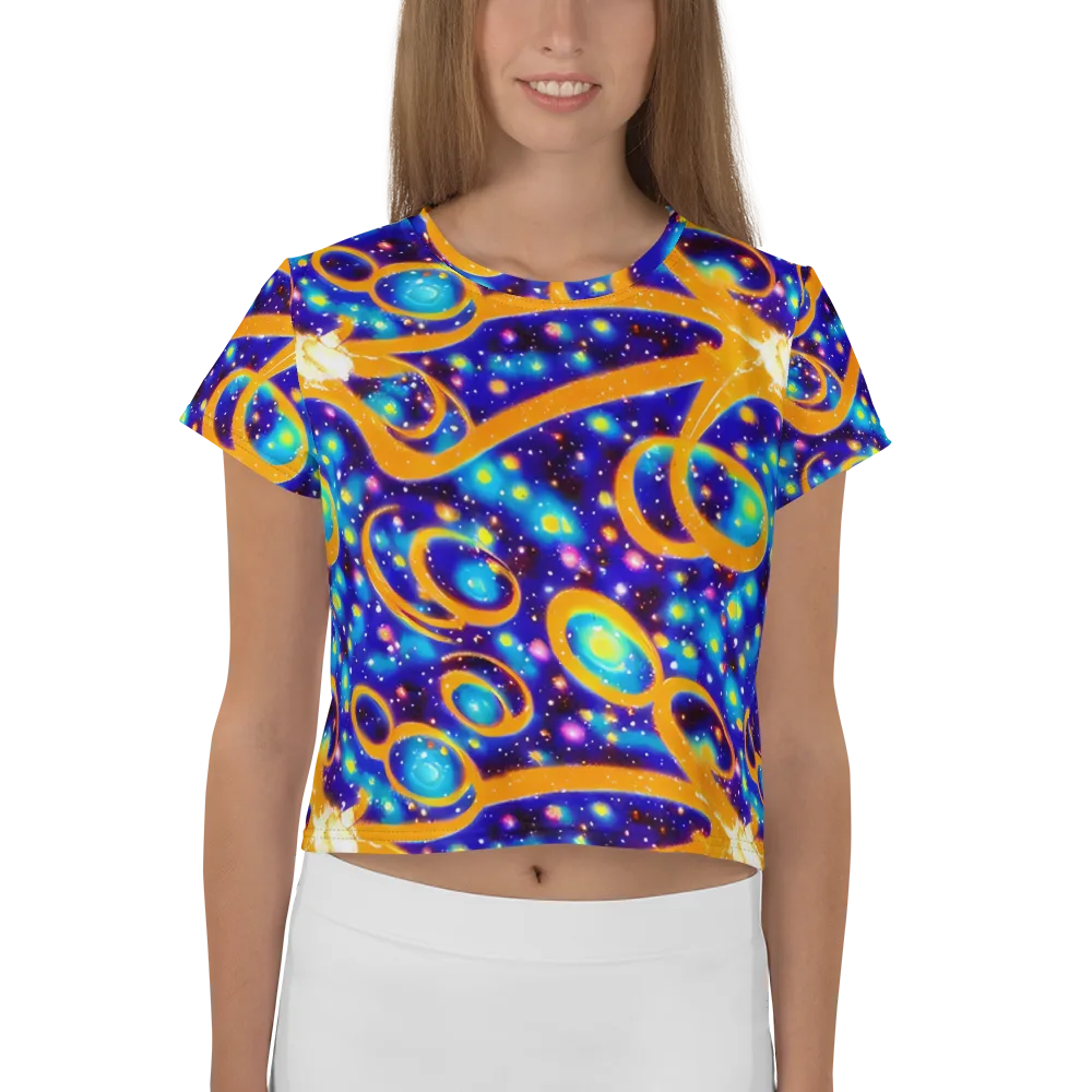 Epic Orbit on Crop Tee — Front