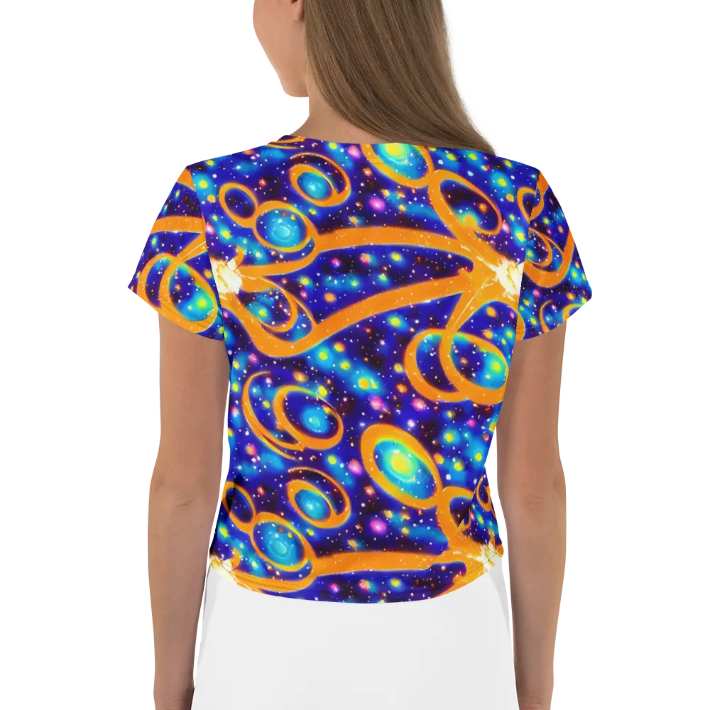 Epic Orbit on Crop Tee — Back