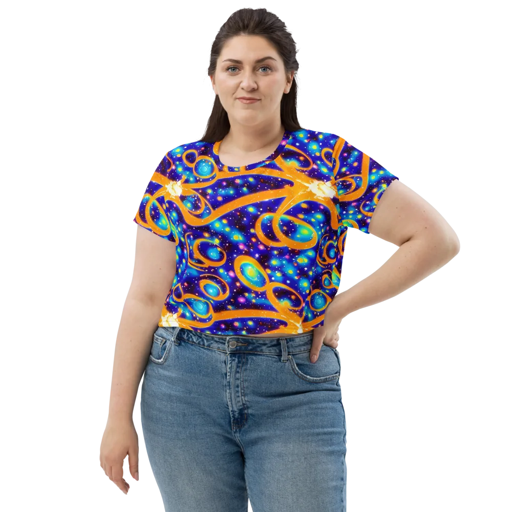 Epic Orbit on Crop Tee — Front