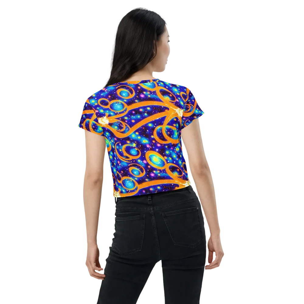 Epic Orbit on Crop Tee — Back