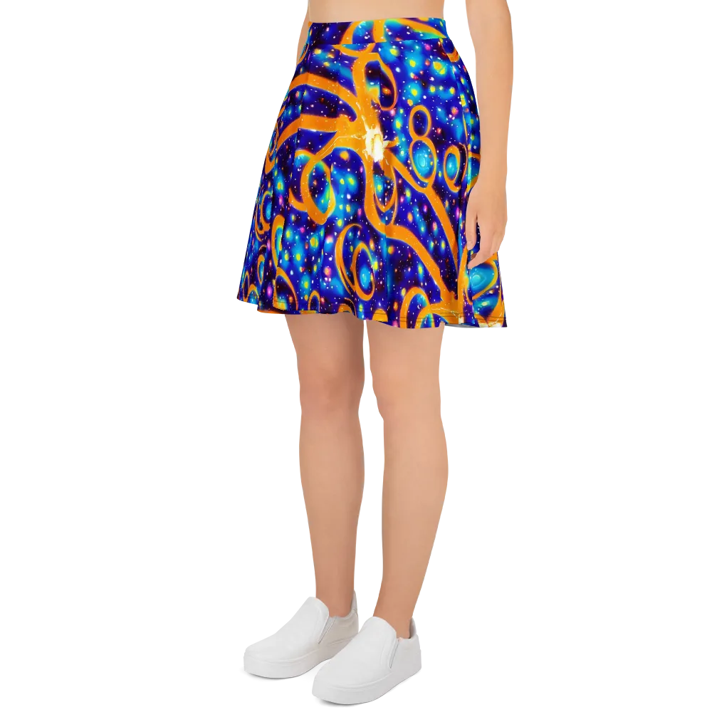 Epic Orbit on Skater Skirt — Left