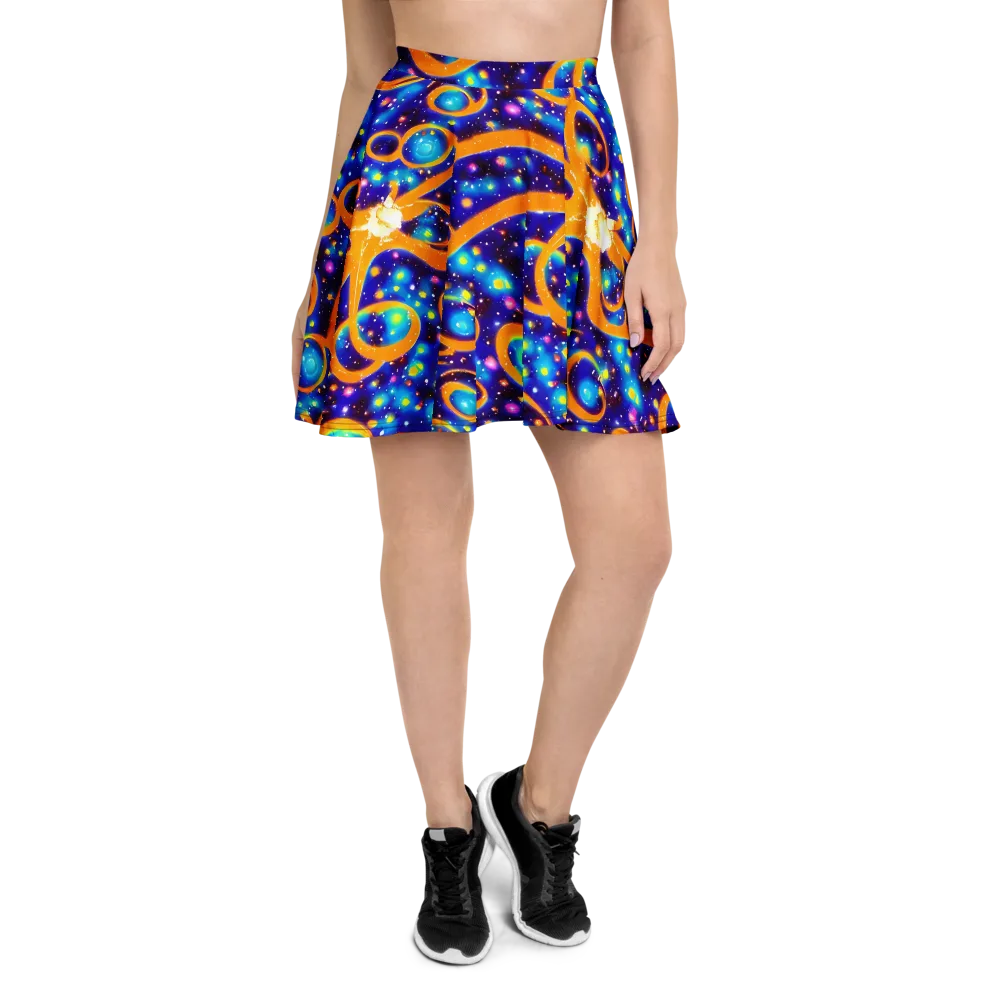 Epic Orbit on Skater Skirt — Front