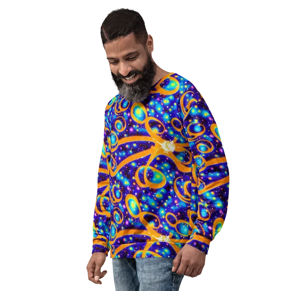 Epic Orbit on Sweatshirt — Left Front
