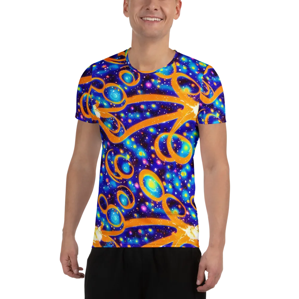 Epic Orbit on Men's Athletic T-Shirt — Front