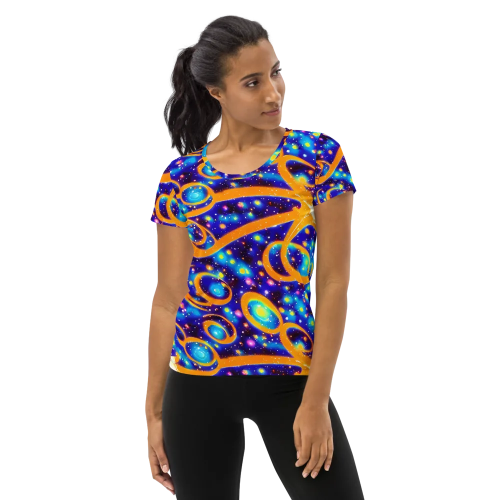 Epic Orbit on Women's Athletic T-Shirt — Front