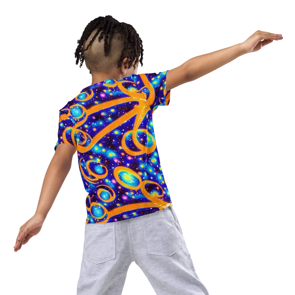Epic Orbit on Kids Crew Neck T-Shirt — Back
