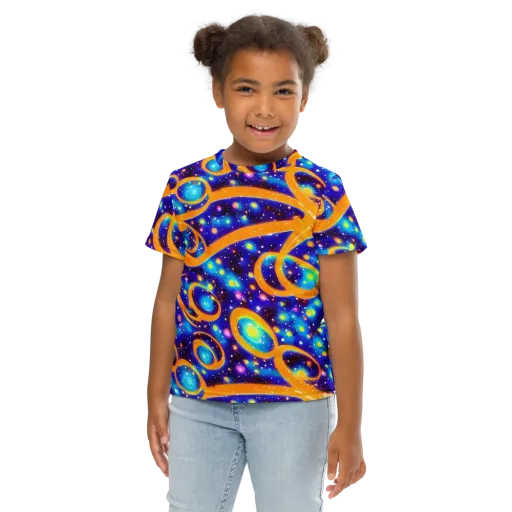 Epic Orbit on a Kids Crew Neck T-Shirt