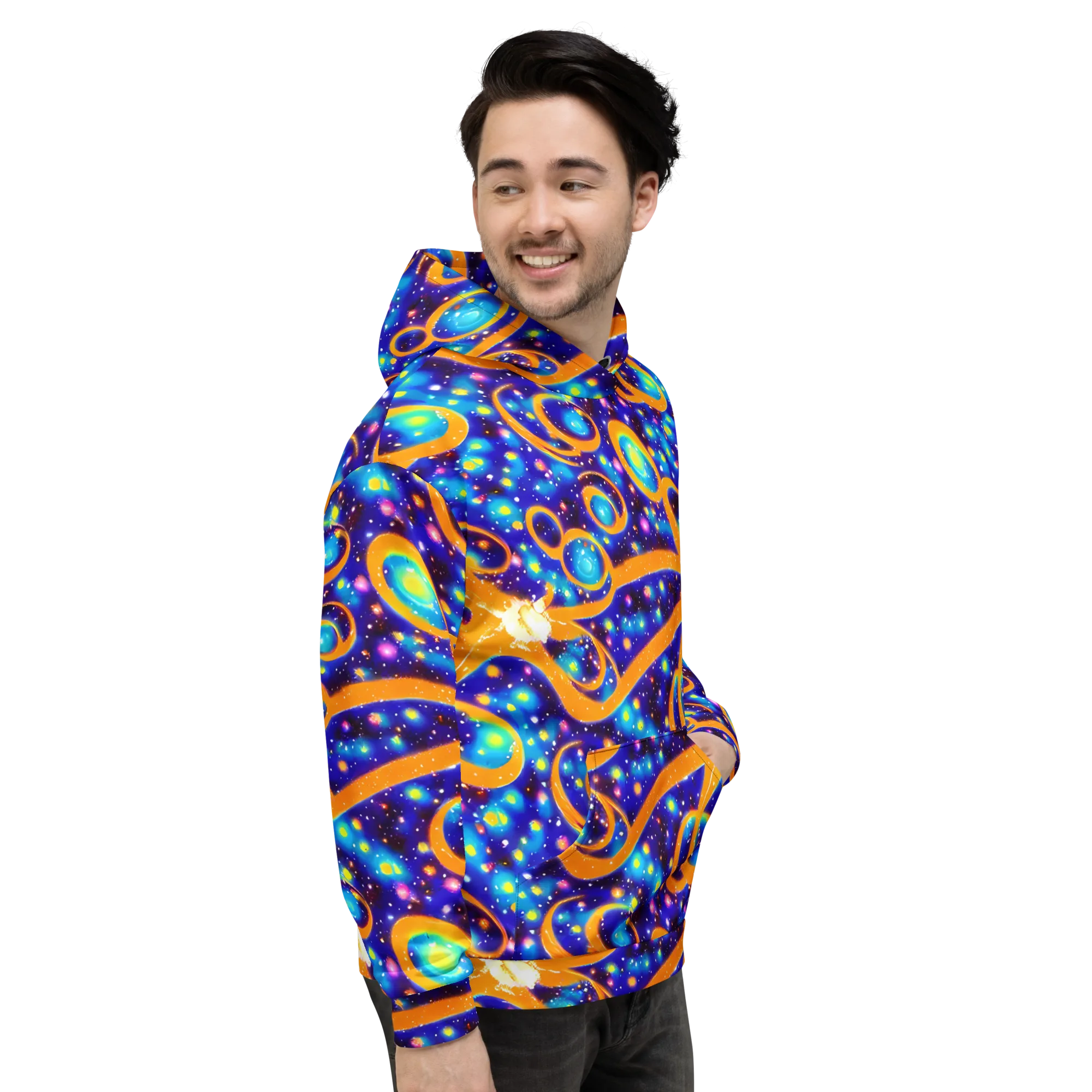 Epic Orbit on Hoodie — Right
