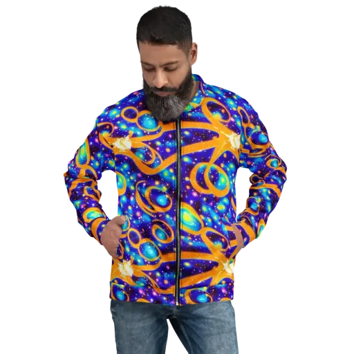 Epic Orbit on a Bomber Jacket