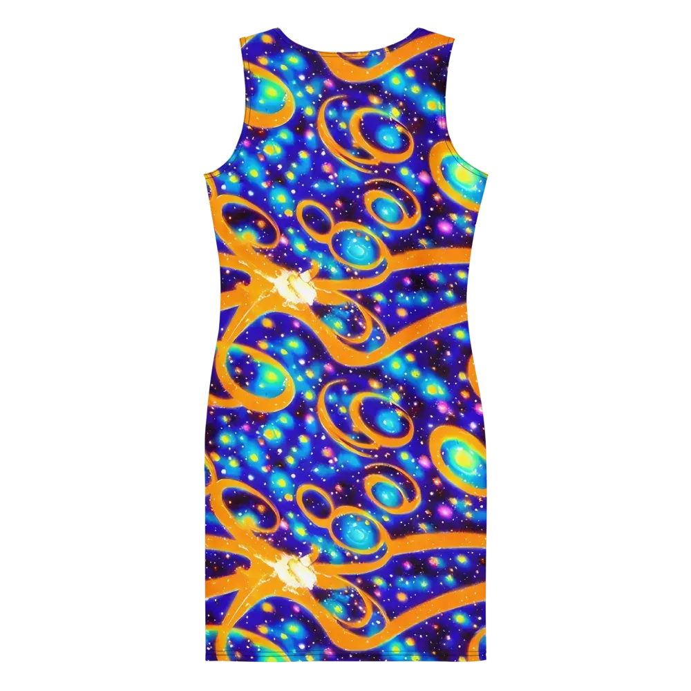 Epic Orbit on Bodycon Dress — Back