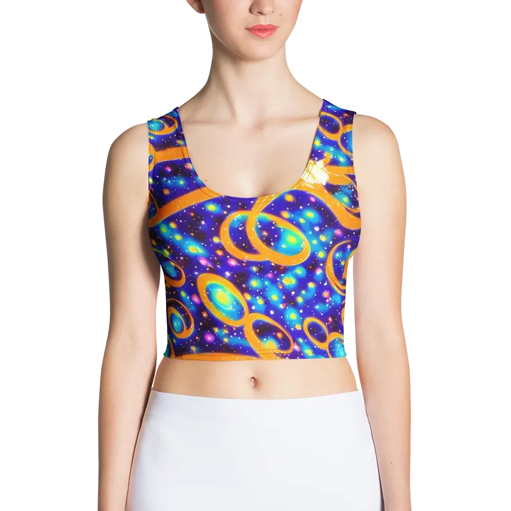 Epic Orbit on Crop Top — Front