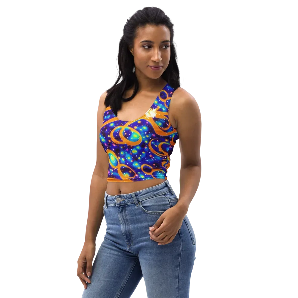 Epic Orbit on Crop Top — Left Front